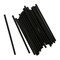 Cell-O-Core 5.75 in. Jumbo Straw Unwrapped, Black - Case of 2500
